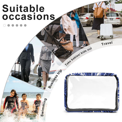 Love The Hustle™ Bandana Transparent Storage Bag – Five in One Collection