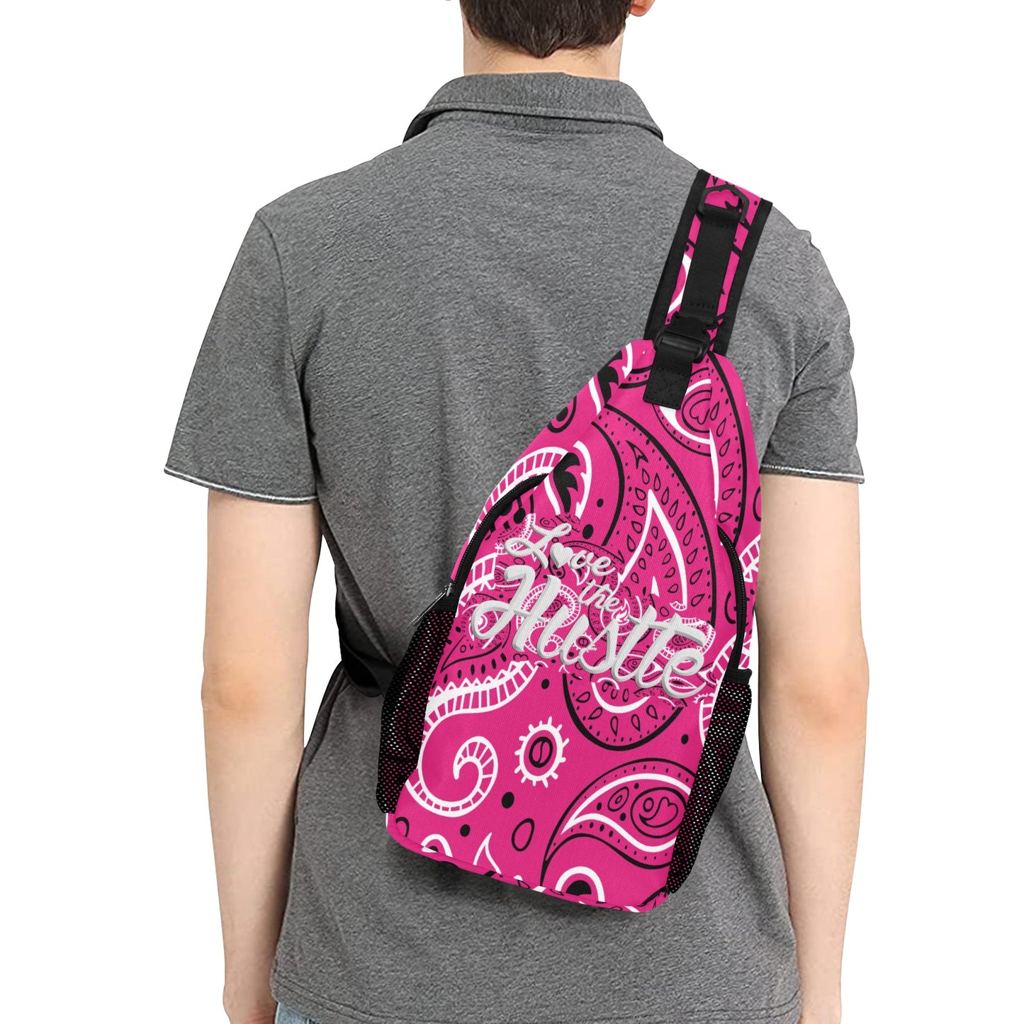 Love The Hustle™ Men's Casual Chest Bag Bandana Collection
