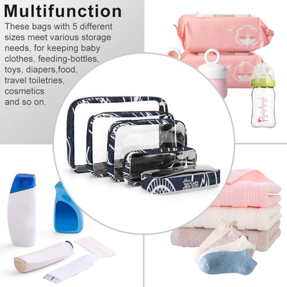 Love The Hustle™ Bandana Transparent Storage Bag – Five in One Collection