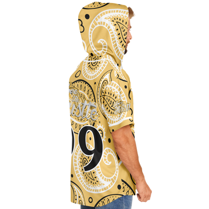 Love The Hustle® Hooded Baseball Jersey - Yellow Squad
