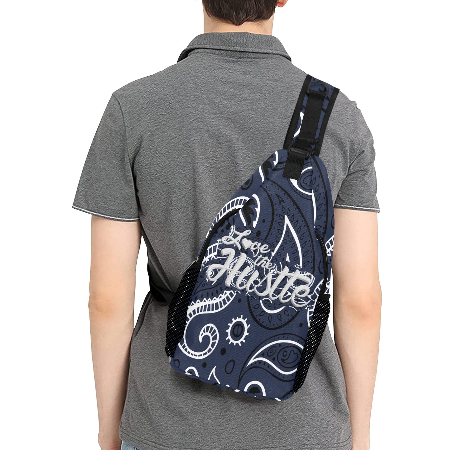 Love The Hustle™ Men's Casual Chest Bag Bandana Collection
