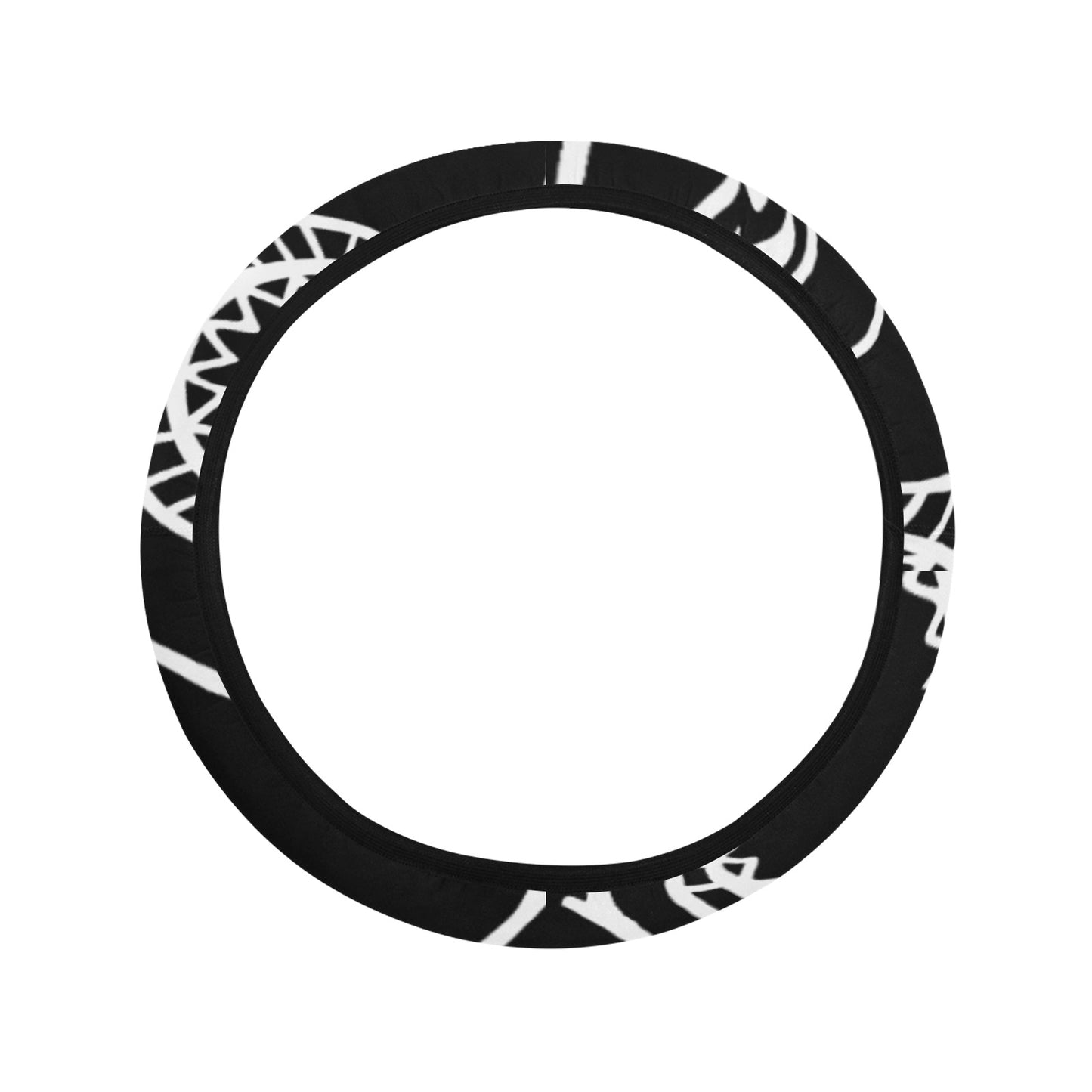 Love The Hustle Auto Steering Wheel Cover with Elastic Edge
