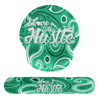 Love The Hustle Mouse Pad and Hand Rest Set