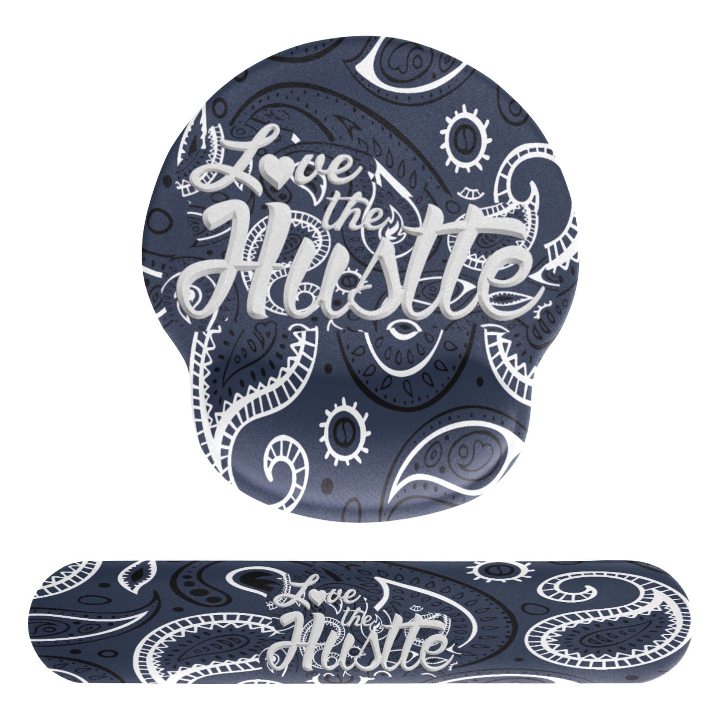 Love The Hustle Mouse Pad and Hand Rest Set
