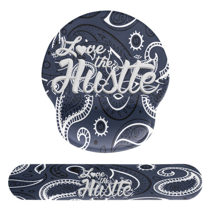 Love The Hustle Mouse Pad and Hand Rest Set