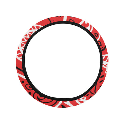 Love The Hustle Auto Steering Wheel Cover with Elastic Edge