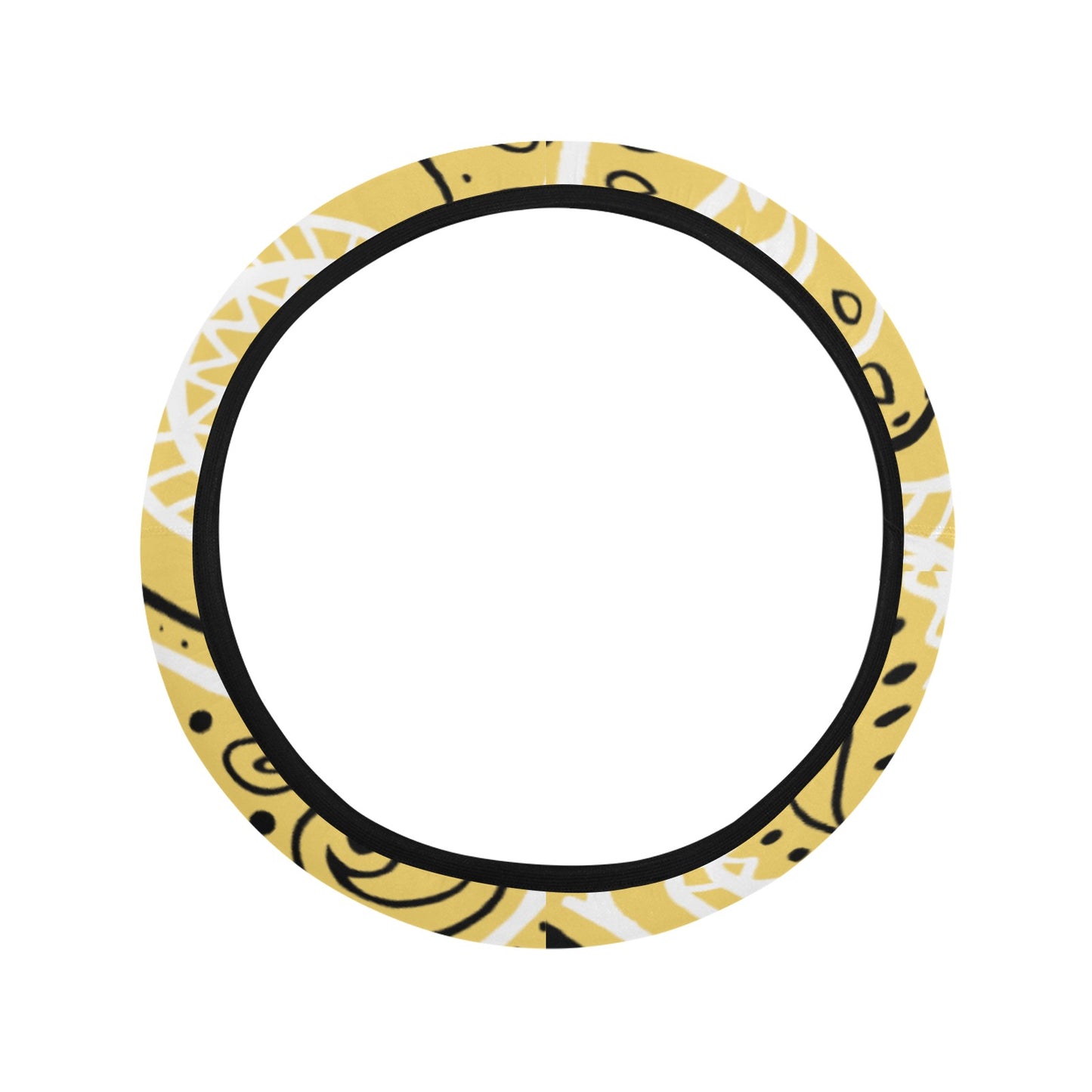 Love The Hustle Auto Steering Wheel Cover with Elastic Edge