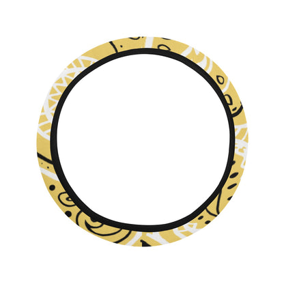 Love The Hustle Auto Steering Wheel Cover with Elastic Edge