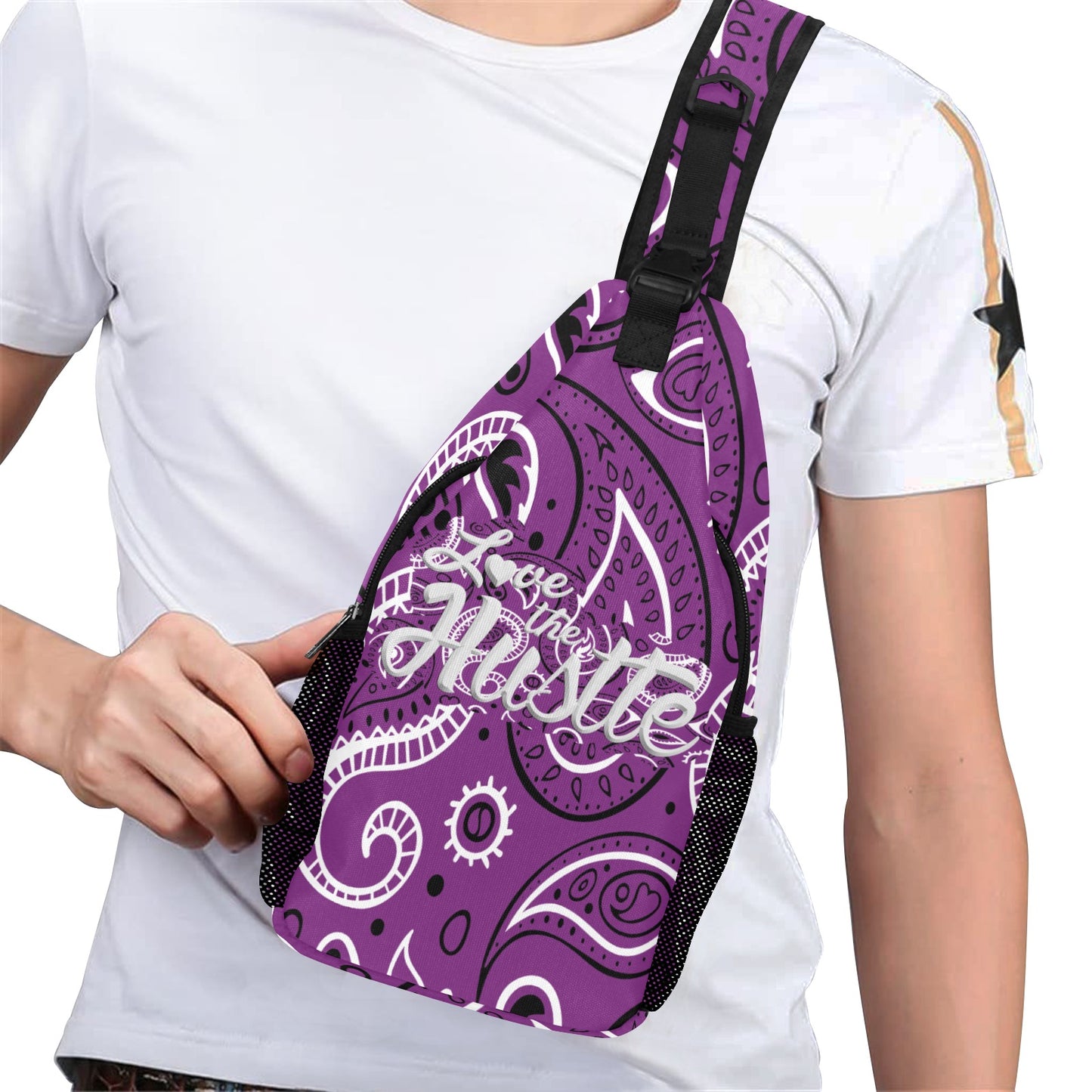 Love The Hustle™ Men's Casual Chest Bag Bandana Collection