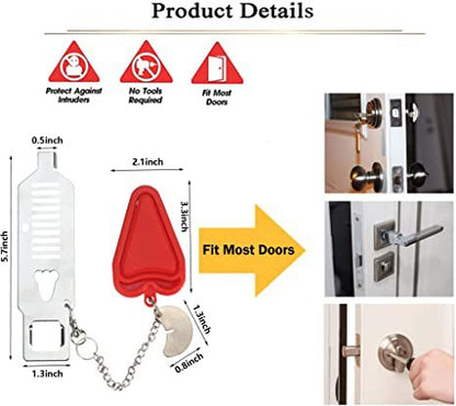 Travel Anti-Theft Door Block – Portable Top Door Lock