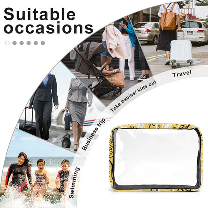 Love The Hustle™ Bandana Transparent Storage Bag – Five in One Collection