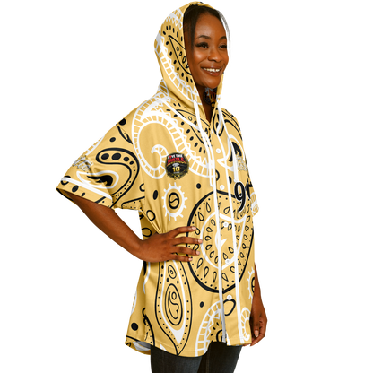 Love The Hustle® Hooded Baseball Jersey - Yellow Squad