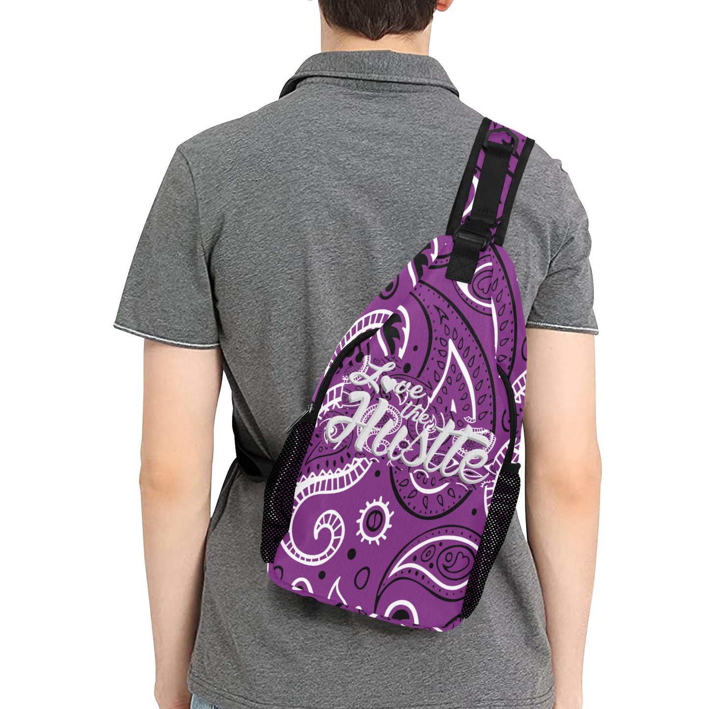Love The Hustle™ Men's Casual Chest Bag Bandana Collection