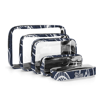 Love The Hustle™ Bandana Transparent Storage Bag – Five in One Collection