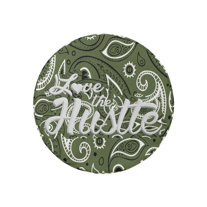 Love The Hustle Spare Tire Cover (Small) (15")