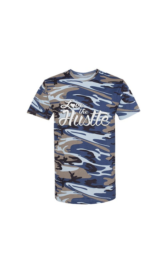Love The Hustle Adult Camo Tee