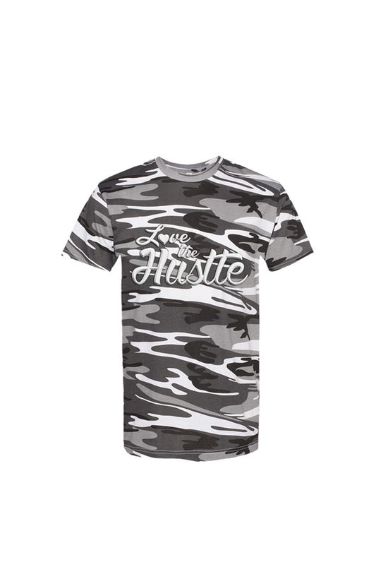 Love The Hustle Adult Camo Tee