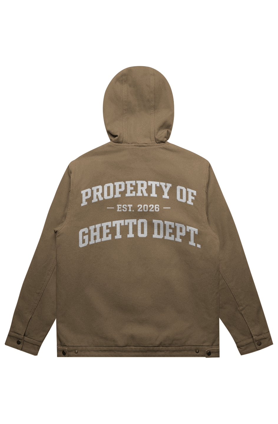 Ghetto Dept. Canvas Hooded Jacket