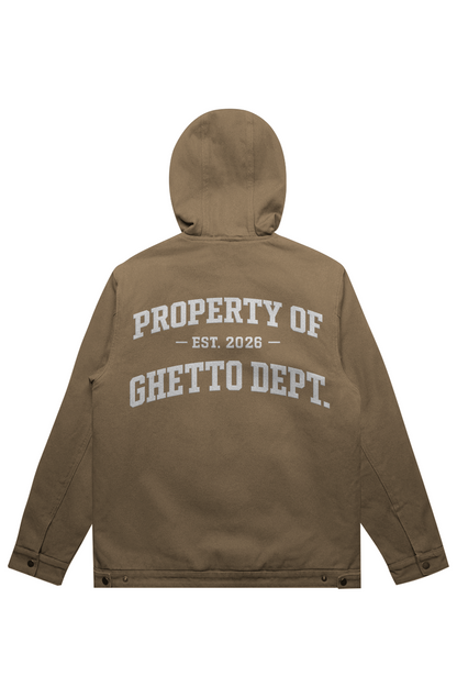 Ghetto Dept. Canvas Hooded Jacket
