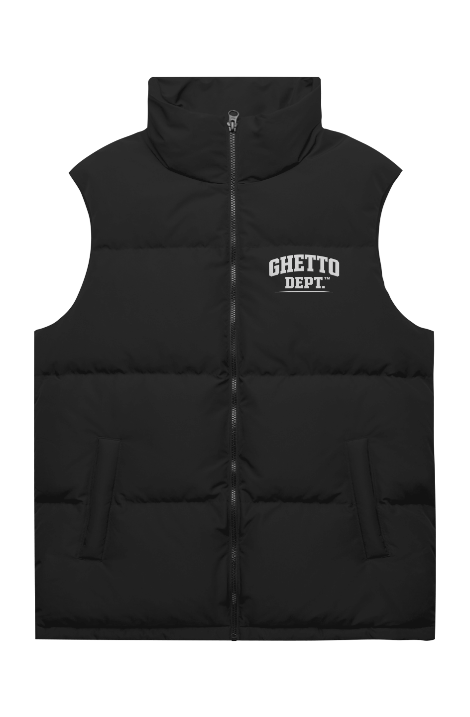 Ghetto Dept. Men's Puffer Vest Jacket