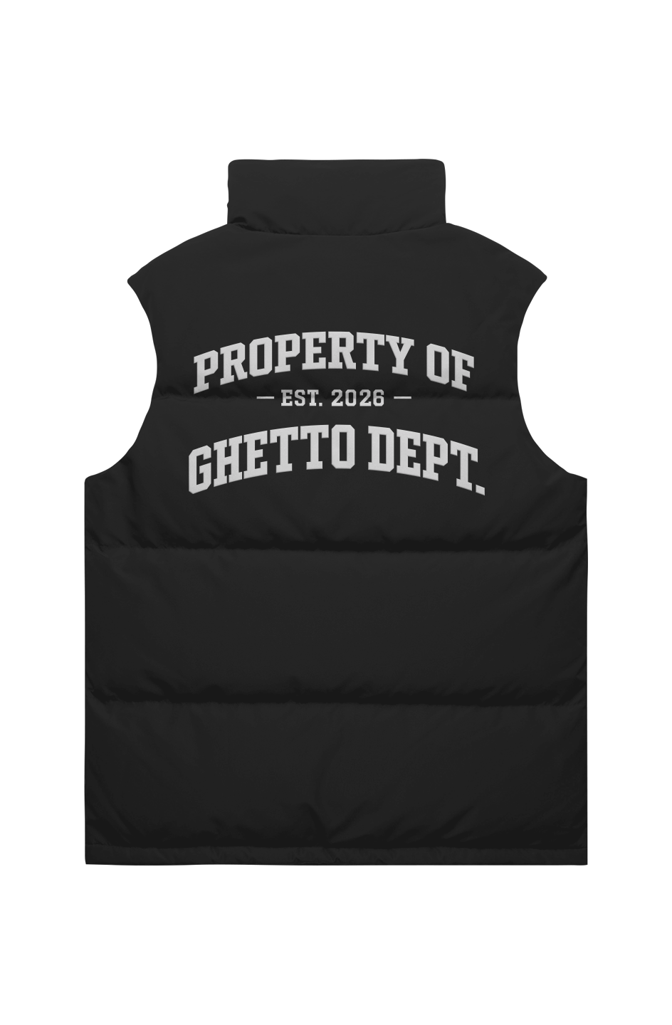Ghetto Dept. Men's Puffer Vest Jacket
