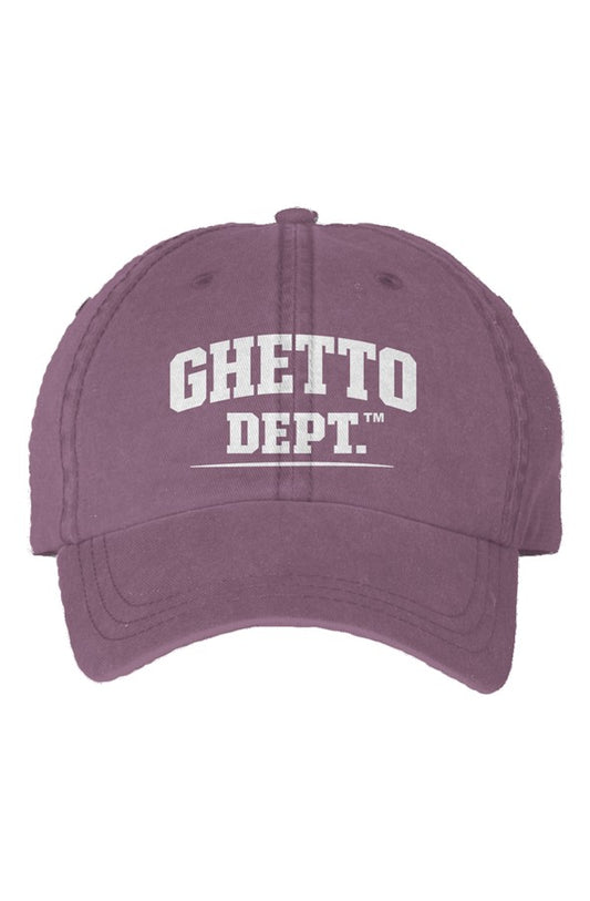 Ghetto Dept. Embroidered Pigment Dyed Cap