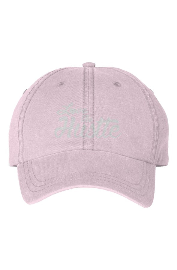 Love The Hustle Embroidered Pigment Dyed Cap