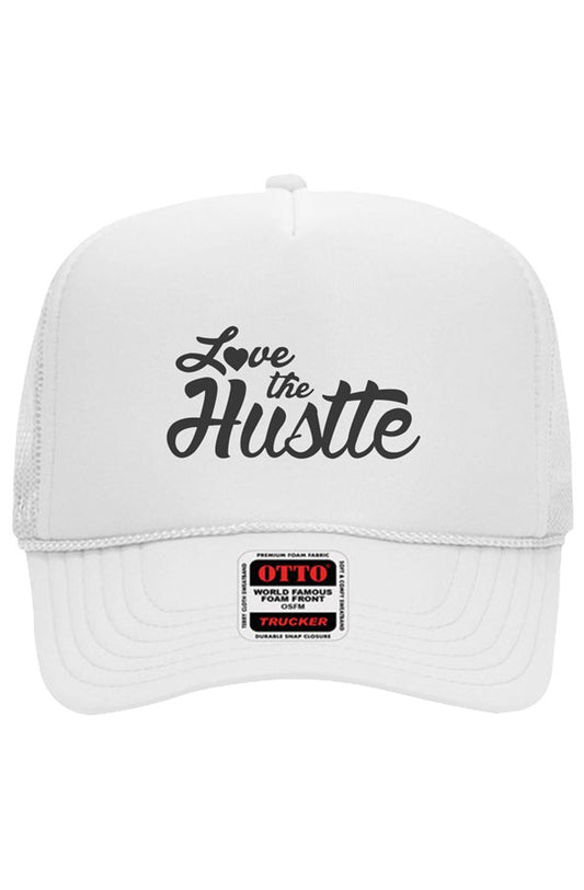 Love The Hustle Embroidered Otto 5 Panel Trucker H