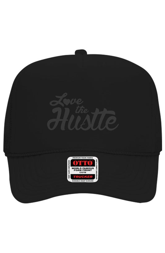 Love The Hustle Embroidered Otto 5 Panel Trucker H