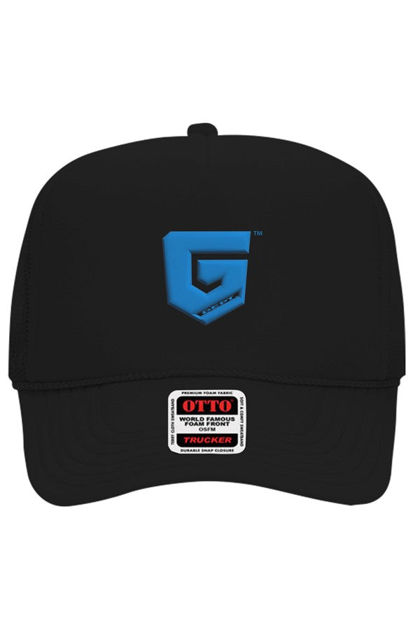 Ghetto Dept. Blue Shield 5 Panel Trucker Hat