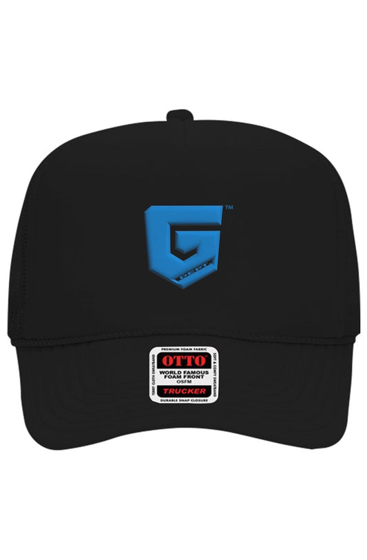 Ghetto Dept. Blue Shield 5 Panel Trucker Hat