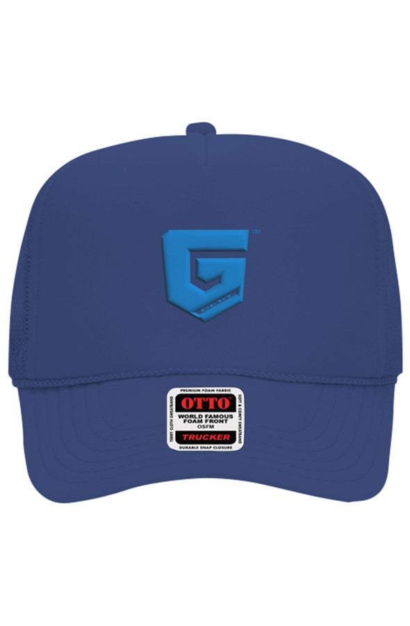Ghetto Dept. Blue Shield 5 Panel Trucker Hat