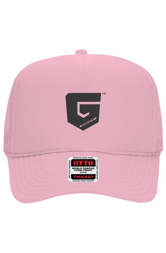 Ghetto Dept. Black Shield 5 Panel Trucker Hat