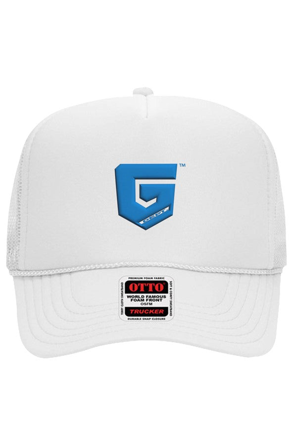 Ghetto Dept. Blue Shield 5 Panel Trucker Hat