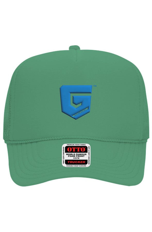 Ghetto Dept. Blue Shield 5 Panel Trucker Hat
