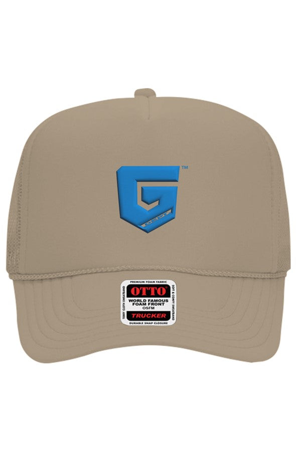 Ghetto Dept. Blue Shield 5 Panel Trucker Hat