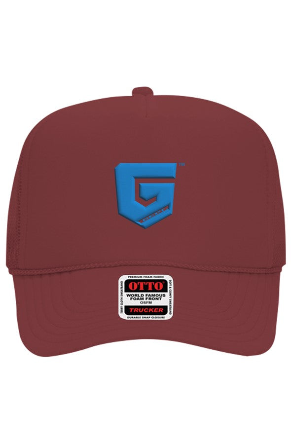 Ghetto Dept. Blue Shield 5 Panel Trucker Hat