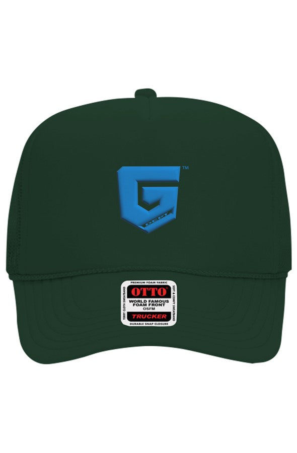 Ghetto Dept. Blue Shield 5 Panel Trucker Hat