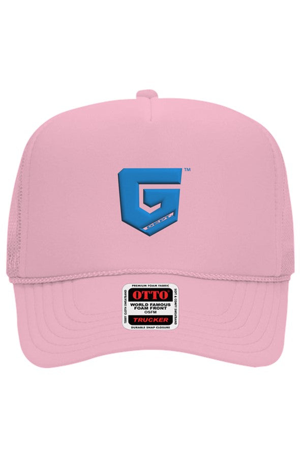 Ghetto Dept. Blue Shield 5 Panel Trucker Hat