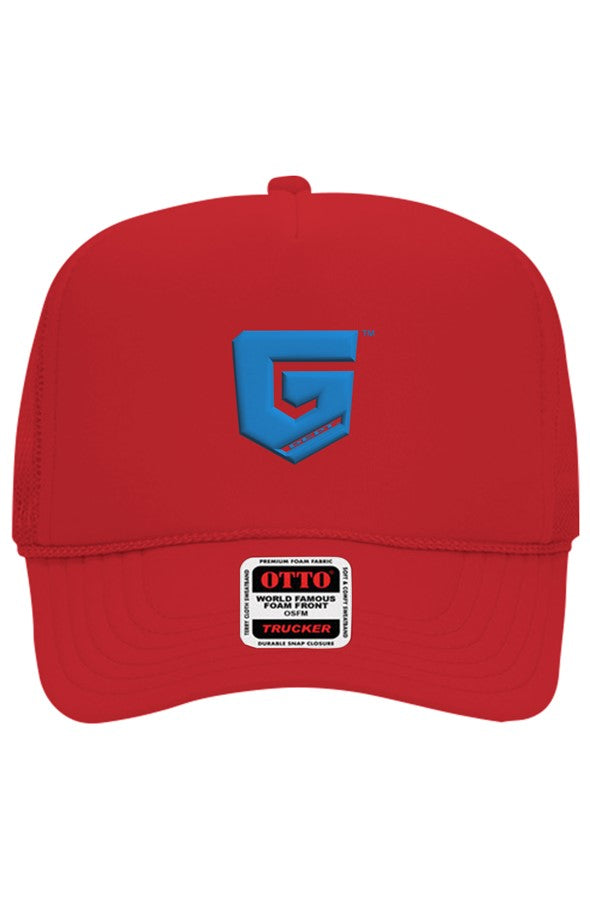 Ghetto Dept. Blue Shield 5 Panel Trucker Hat