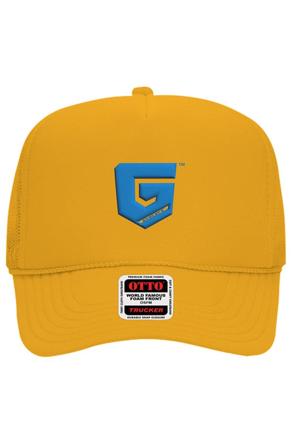 Ghetto Dept. Blue Shield 5 Panel Trucker Hat