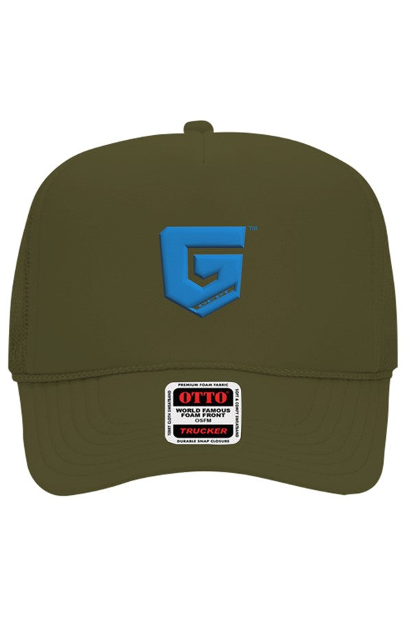 Ghetto Dept. Blue Shield 5 Panel Trucker Hat