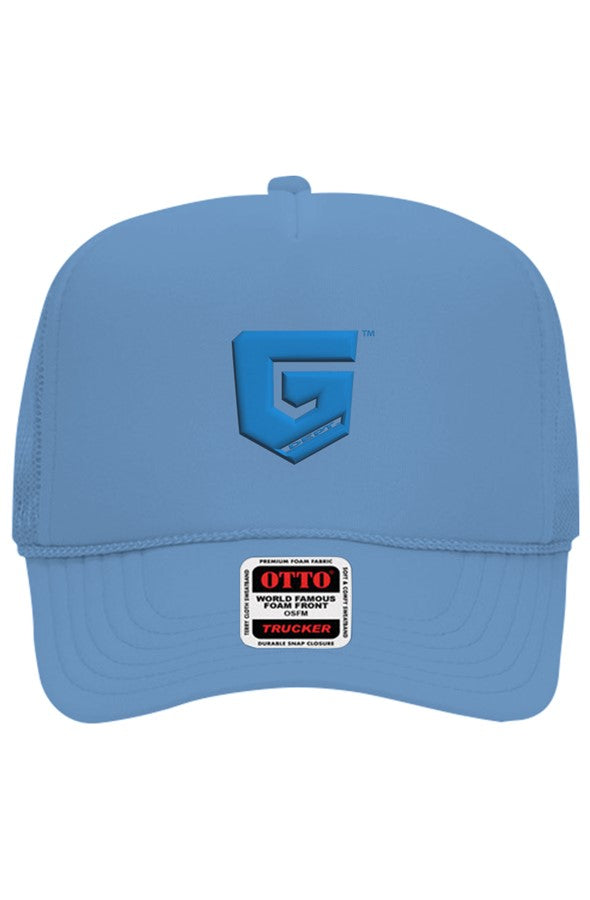 Ghetto Dept. Blue Shield 5 Panel Trucker Hat