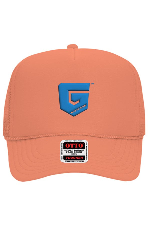 Ghetto Dept. Blue Shield 5 Panel Trucker Hat