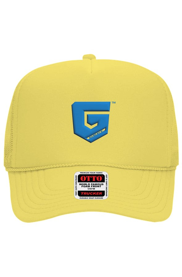 Ghetto Dept. Blue Shield 5 Panel Trucker Hat