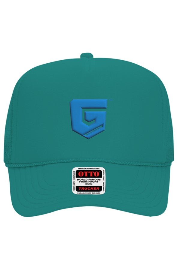 Ghetto Dept. Blue Shield 5 Panel Trucker Hat