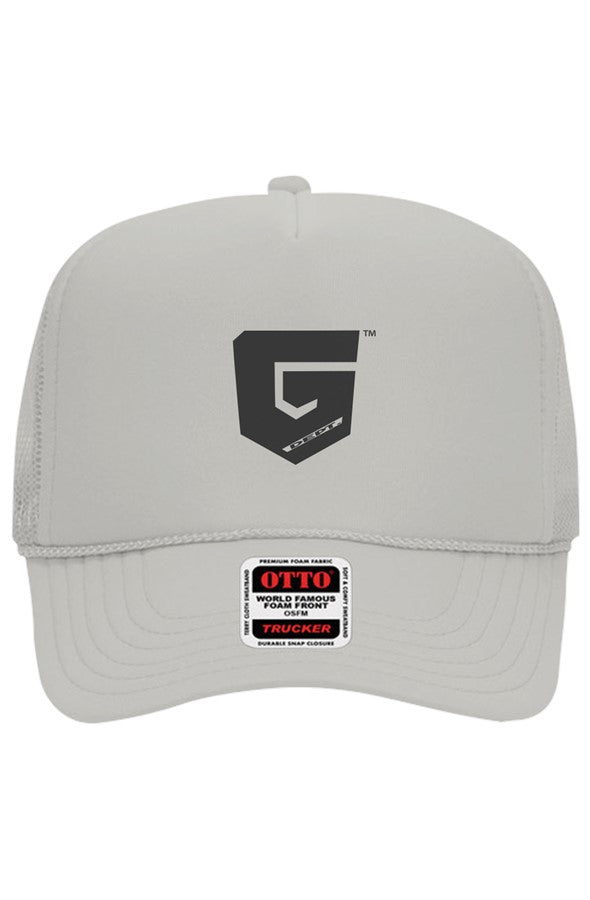 Ghetto Dept. Black Shield 5 Panel Trucker Hat