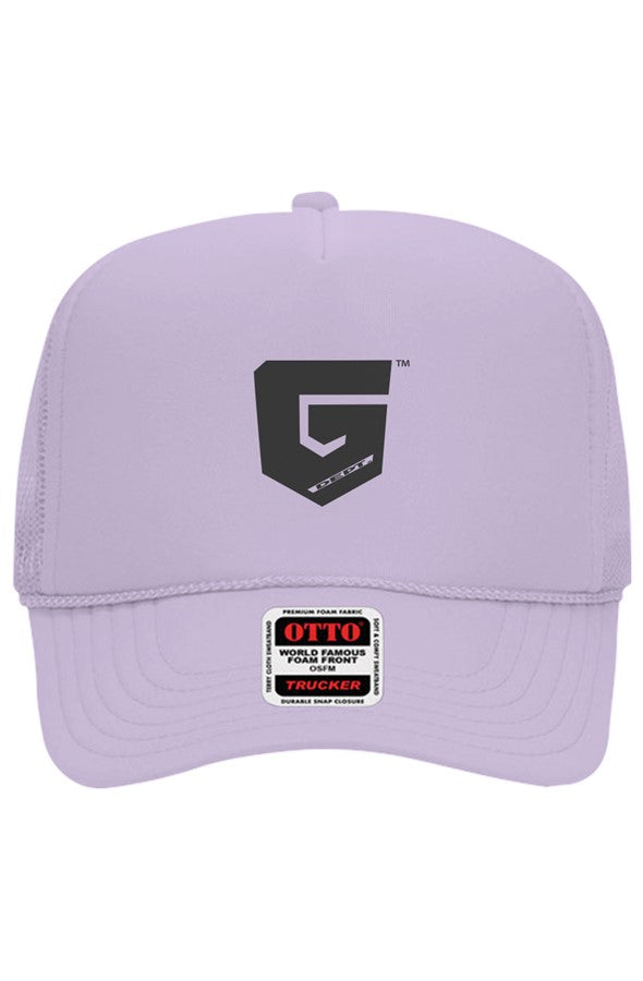 Ghetto Dept. Black Shield 5 Panel Trucker Hat