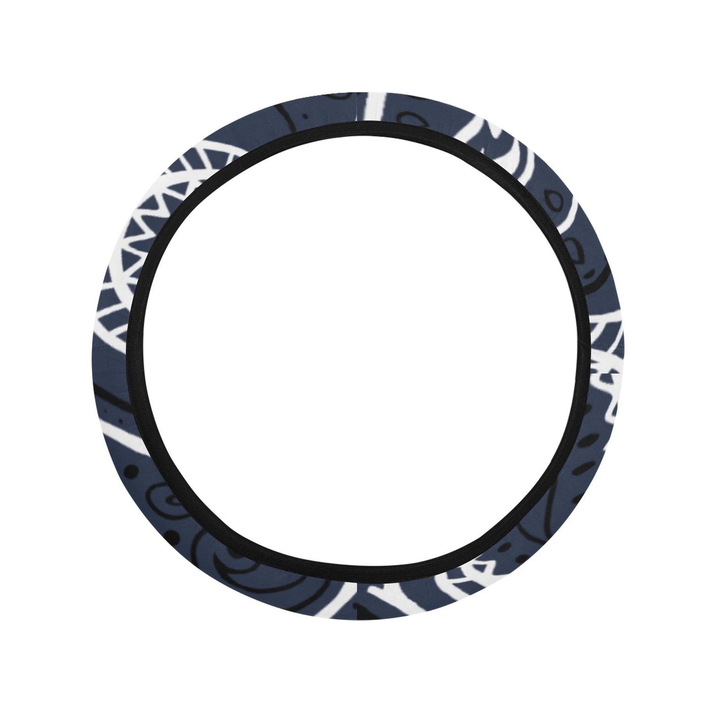 Love The Hustle Auto Steering Wheel Cover with Elastic Edge