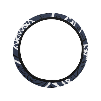 Love The Hustle Auto Steering Wheel Cover with Elastic Edge